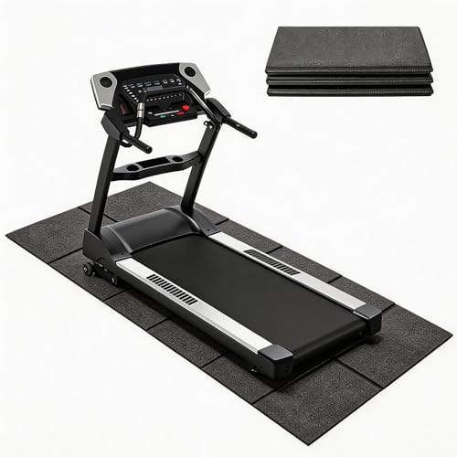 Vanexiss Treadmill Mat 148×61×0.6CM Walking Pad Mat Black