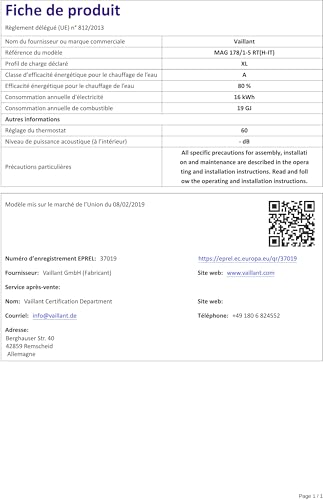 OutsideMAG 178/1-5 Gas-Durchlauferhitzer für den Außenbereich, Vaillant 17 l, wasserdicht