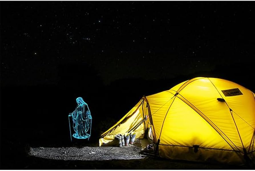 Amazon.co.jp : Xdorra 3Dナイトライト 聖母マリア像 永遠のランプ