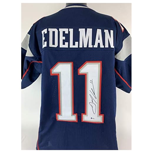 Julian Edelman Signed New England Patriots Custom Jersey (Beckett COA)