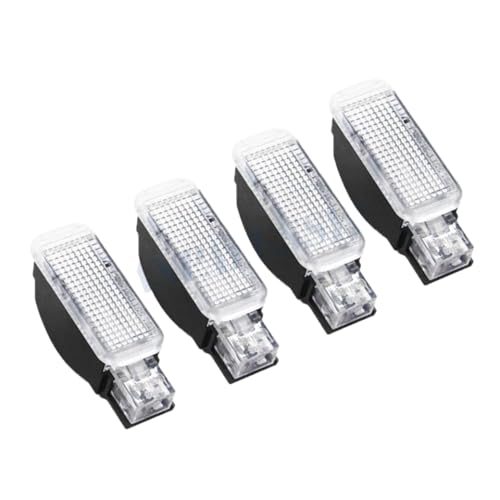 Forgekael Car Door Trunk Light 8KD 947 415 C 4Pcs Compatible With Seat Leon Exeo A7 Q3 Q5 Q7 TT R8 A6 S6 A3 S3 A4 S4 8KD947415