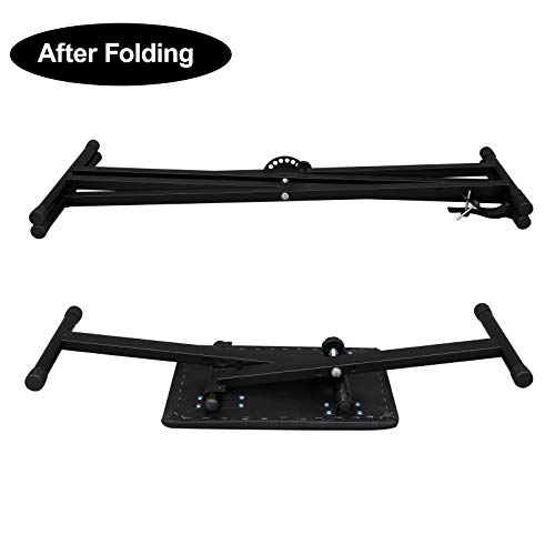 Image of Ktaxon Single X Keyboard Stand and Bench Set Adjustable Height