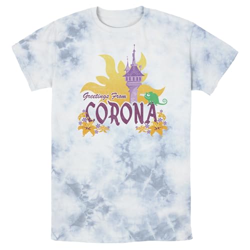 T-shirt Disney Princess Corona blanc confortable en taille Large pour homme