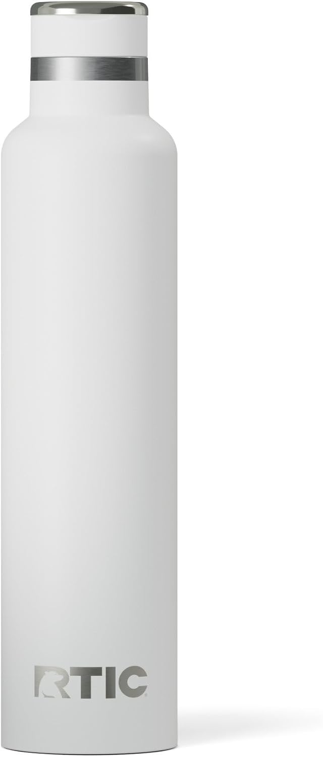 RTIC 26oz Journey Water Bottle Ceramic Lined Metal Stainless Steel Vacuum Insulated, BPA Free, Reusable, for Water, Hot and Cold Drinks, Travel, Sports, Camping, White - Image 9