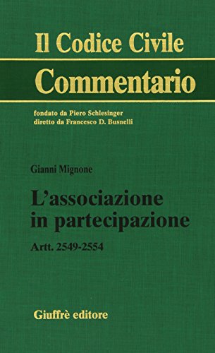 Associazione In Partecipazione.