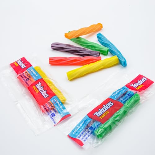 Dulces de caramelo masticable Rainbow 1 lb sabor frutal miniatura 3