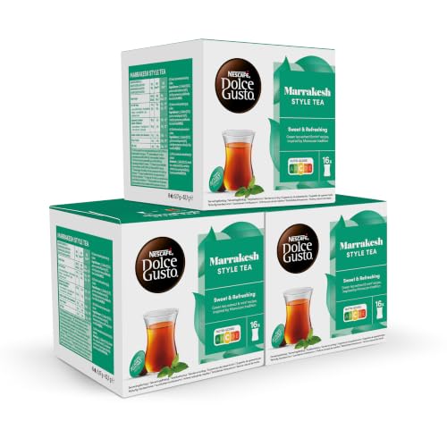 Dolce Gusto Nescafé Grande Té Marrakesh - X3 Pack De 16 Cápsulas - Total: 48 Cápsulas