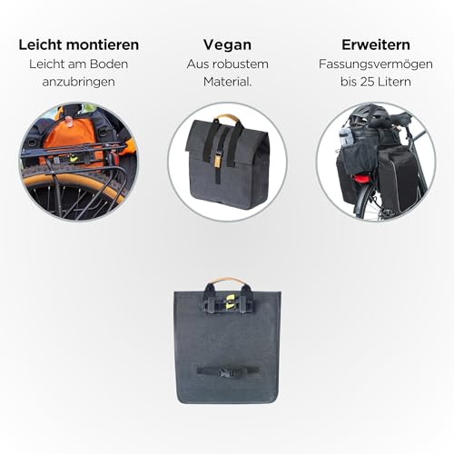 Basil Bolsa Trasera Urban Dry Shopper Impermeable - 2