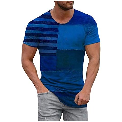 Camiseta Slim-Fit Azul Transpirable Cover