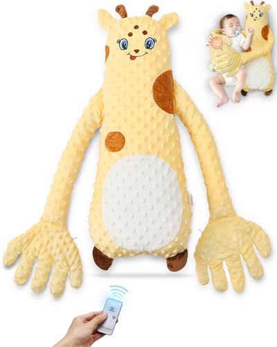 Kids' Plush Toy Pillows, Baby Soothing Pillow, Baby Toys, Upgraded Giraffe Stuffed Animals Super Soft Plush Cuddle Pillow Buddy Doll Gifts for Girls...