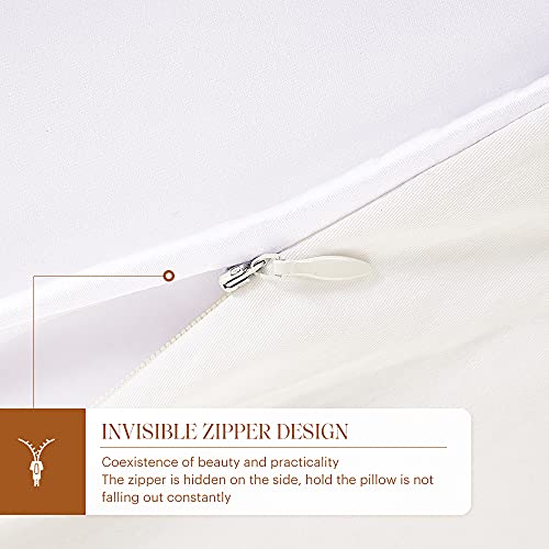 Lilysilk 19Mm Silk Pillowcase For Hair And Skin With Cotton Underside Standard/Queen 20X30 Inch White 1Pc #TOP3