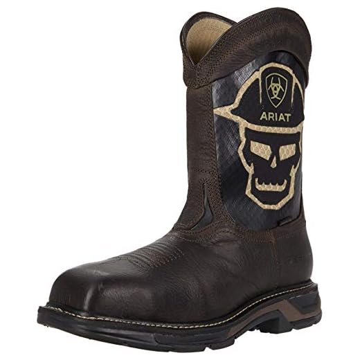 ARIAT mens Work Boot Fire and Safety Shoe, Iron Coffee, 10 US