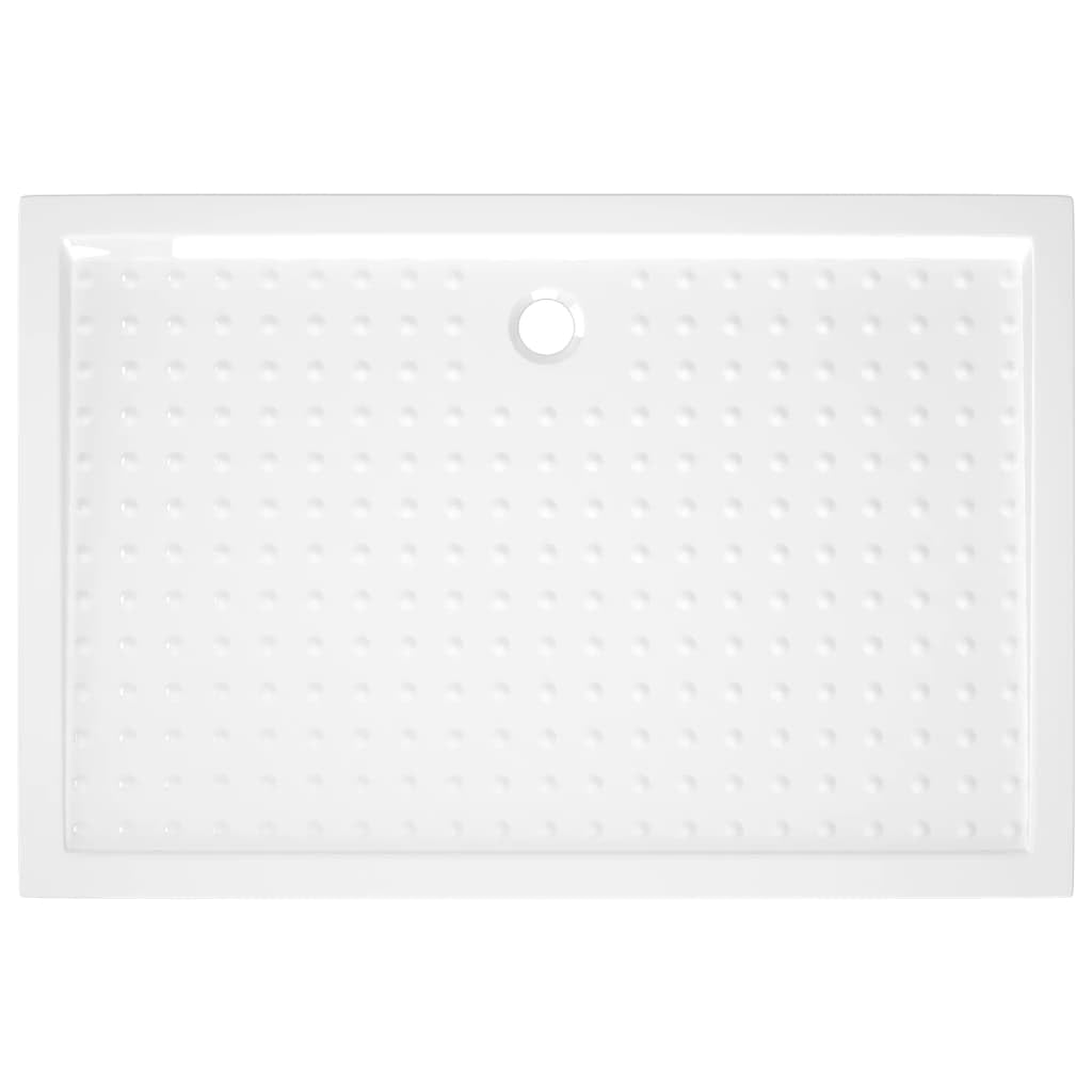 Genérico Plato de Ducha con Puntos ABS Blanco 80x120x4 cm,Bricolaje,Fontanería,Piezas y Herramientas para componentes de fontanería,Artículos de Ducha,Platos de ducha-148901