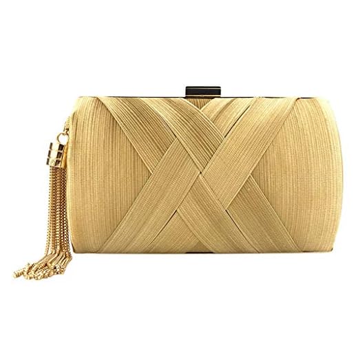 JiaMeng Bolsas de Mano Moda Borla Garras Bolsos de Noche Bolsos de Boda Monedero Minaudiere