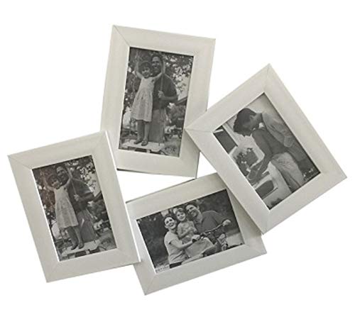 Ducomi Cornice Multipla Foto in Legno - 4 Cornici