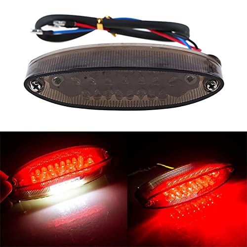 evomosa 28 LED Motorrad ATV Rücklicht Bremsstopp Kennzeichenbeleuchtung für ATV LTZ King Quad Runner DR DRZ 650 400