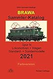 brawandrieken digital  Sammler-Katalog Brawa N 2021 Farbversion: Spur N, Lokomotiven + Wagen, Standard- + Sondermodelle