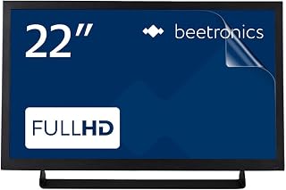 Celicious Vivid Invisible Glossy HD Screen Protector Film Compatible with Beetronics 22-inch Monitor 22HD7M [Pack of 2]