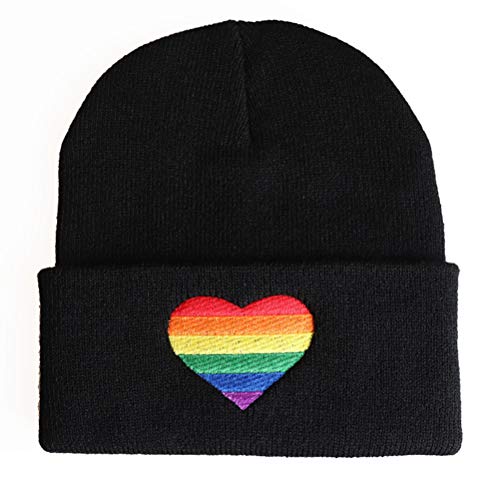 Gay Pride Bonnet classique tricoté pour homme et femme Bonnet d'hiver chaud léger Cover