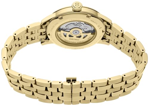 Image of SEIKO Automatic Watch for Men - Presage Collection - Stainless Steel, Water-Resistant 50M