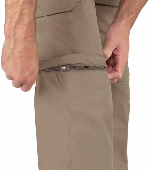 Hiking Pants for Men - Convertible Pants Men - Leightweight Cargo Pants Khaki