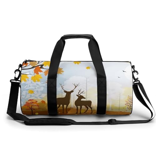 Sac de sport gym Élan De Forêt sac de voyage week-end duffel bag 45x23x23cm