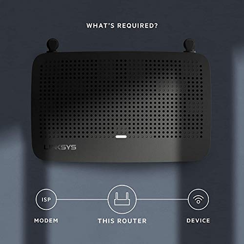 image for Linksys Mesh Wifi 5 Router, Dual-Band, 1,200 Sq. ft Coverage, Supports