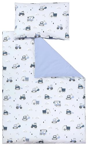 TupTam Kinder Bettwäsche Gemustert 2-Teilig Wendebettwäsche, Farbe:...