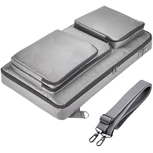Carrying Case Portable Bag Travelling Case Compatible with DDJ-FLX6 / DDJ 800 / DDJ SX SX2 SX3 Portable Controller and DJ Headphone Gray