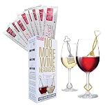 PureWine Silver & Gold Wand Histamine and Sulfite Filter, Purifier Reduces Wine Allergies, Stir Stick Aerates Wine - Pack of 8