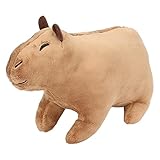 Capybara Rodent Plush ToyPlush Capybara Stuffed ToyPlush Capybara Doll Toy,PP Cotton Soft Wild Animals Heal Your Mood Crawling Capybara Dolls Collection Stuffed Animals & Teddy