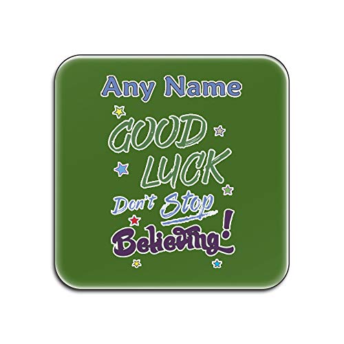 Dessous-de-verre vert brillant Good Luck pour vos apéritifs et cafés - 2