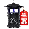 Dynatrap DT2030SR Fly Traps Outdoor - Mosquito & Flying Insect Killer for 1 Acre – Kills Mosquitoes, Flies, Gnats, Wasps - Bug Zapper Alternative - Black