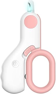 Small Animal Nail Clippers with LED Lights, Dog and cat Nail Trimmers, Professional Claw Trimmer for Tiny Dog Cat Kitten B...