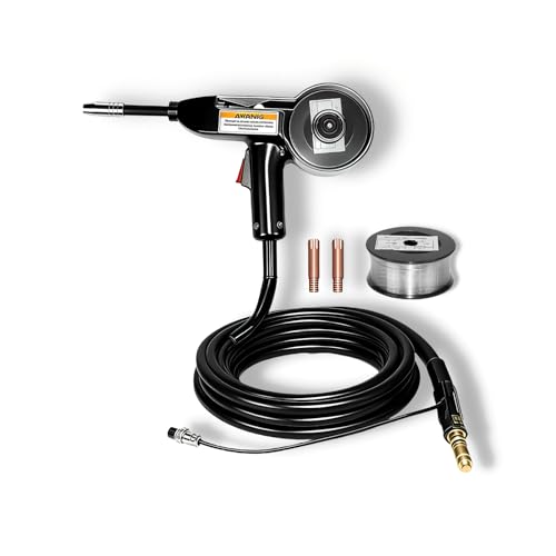 Image of Weldpro 130A Aluminum Spool Gun, 15 FT MIG Welding Torch for MIG210LCD, Omni 210, MIG155GD, Lightweight Welding Gun for Aluminum Welding