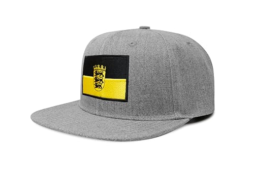 Image of International Tie State Hat for Men and Women, Adjustable Snapback Trucker Baseball Cap with Embroidered Patch