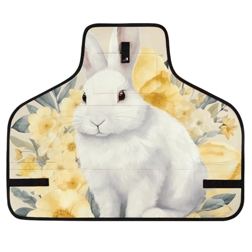 Delantal de trabajo ajustable con diseño Rabbit para hombre y mujer