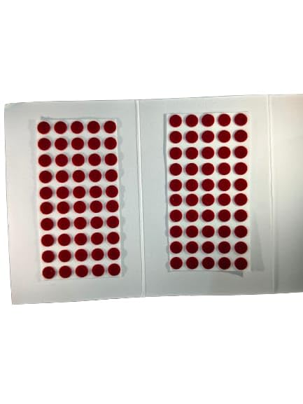 Image of Round Maroon Sticker Bindi for Girls & Womens, Trendy, Fashionable, Daily Use, Traditional, Size No.6 (5 MM) (Pack of 15)