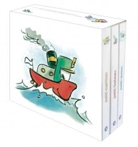 petit camion petit bateau avion coffret: Coffret 3 volumes