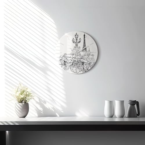 Horloge en verre de qualité supérieure Wallfluent moderne - 3