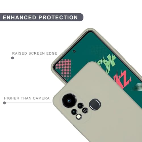 Image of SPRIG Compatible with Infinix Hot 11s Phone FlexTone (TPU) Premium Back Cover Drop Tested Shock Proof Mobile Case for Men, Women, Boys and Girls with Camera Protection (White)