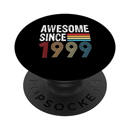Impresionante desde 1999 Cumpleaños 1999 Vintage 1999 PopSockets PopGrip Intercambiable