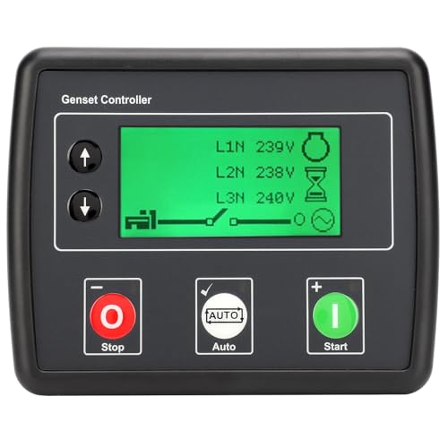 Yunseity Módulo de Control Autico de Fallas de Red DSE4520, Cambia Auticamme Entre Red Y Generadores, Para Generador de Motor Estándar/Electrónico