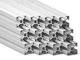 MONTAGESCHIENEN AUS ALUMINIUM - Leichtes SÄGEN/BOHREN, bestens für HEIM- und HANDWERKER geeignet.