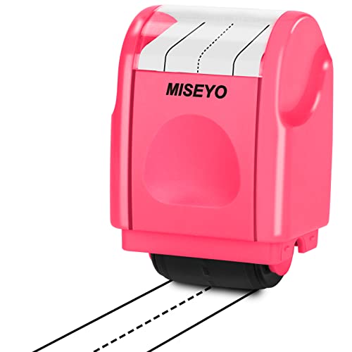 Miseyo Dashed Handwriting Lines Practice Roller Stamp,Self-Inking Line Rolling Stamps