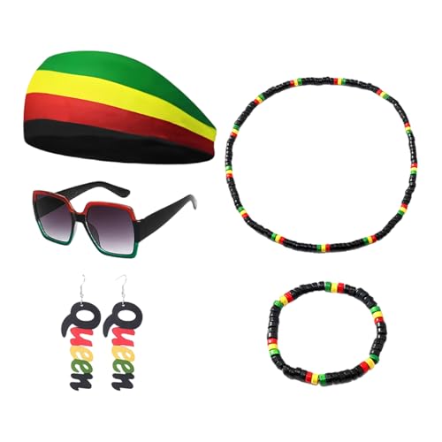 [Leimezsty] Rastafarian Women's Jewelry Set Juneteenth Jamaica African AccessorieswbhohTOXEbh_OCOlbNXW}CJANZT[