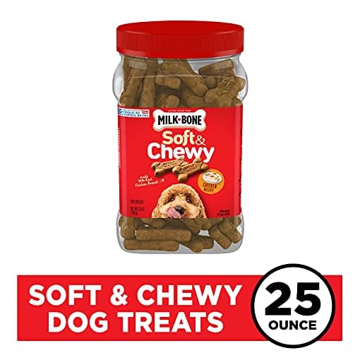 MilkBone Soft & Chewy Dog Treats, Chicken, 25 Ounce Pet Knowledge