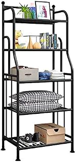 Forthcan Shelving Units, 5 Tier Metal Storage Shelves Organizer Plant Stand Shelf Bakers Rack for Kitchen Living Room Laundry Indoor and Outdoor
