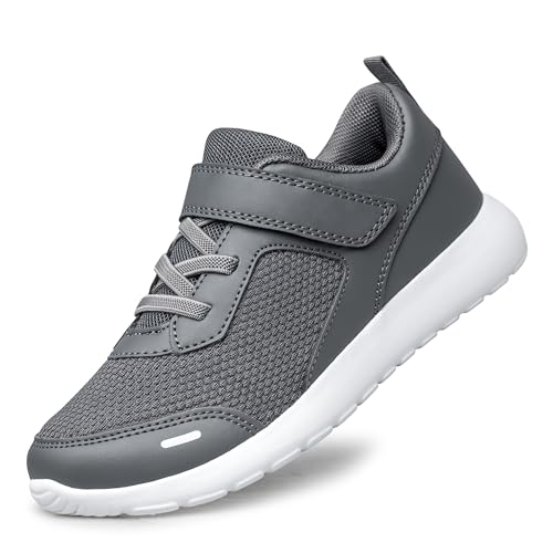 Image of Kids Shoes Toddler Boys Girls Running Sports Strap Sneakers | Children Breathable Casual Tennis Walking Athletic School Non-Slip Lightweight