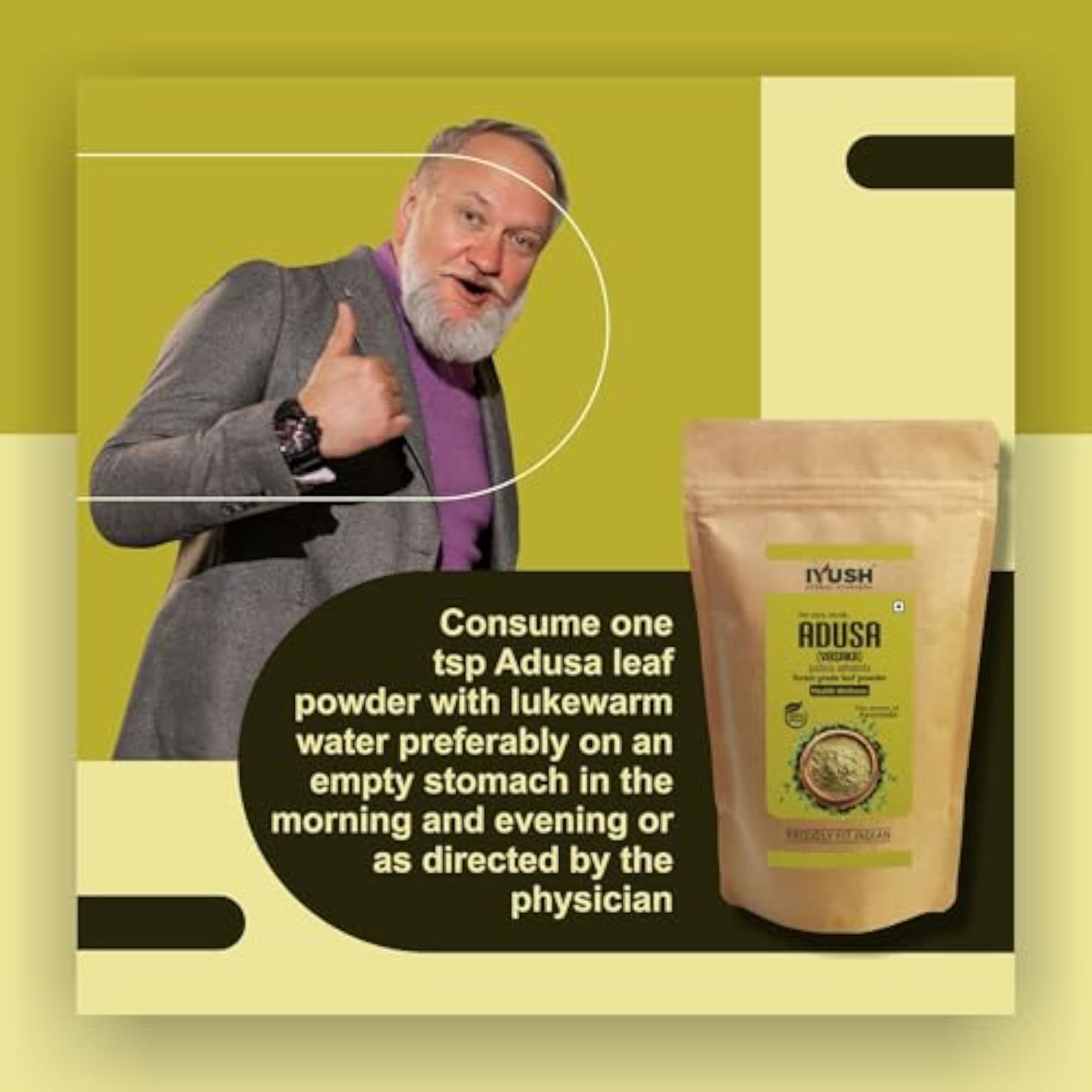 Adathodai Powder, 400gm for Respiratory Health